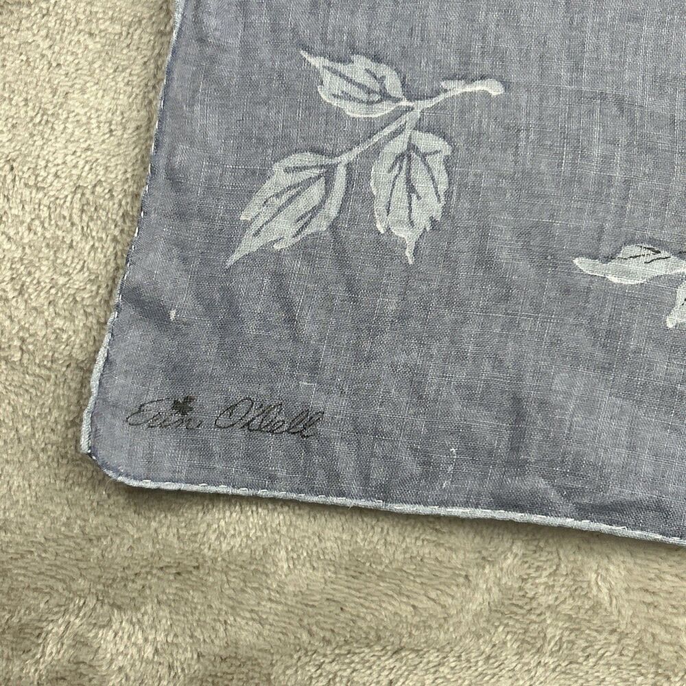 Vtg Erin O'Dell Handkerchief Hankie Lot Floral Embroidered Mother Mix Brands - Picture 4 of 10